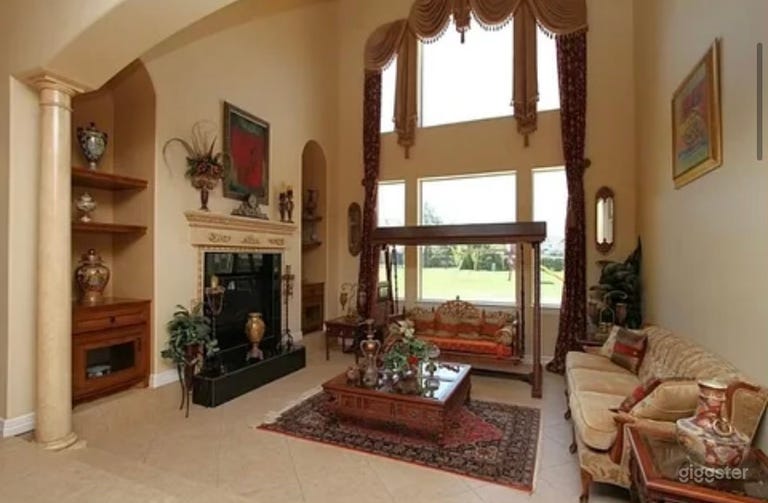  Mediterranean style villa with south asian influenced decor perfect for productions/ events/ weddings. 
