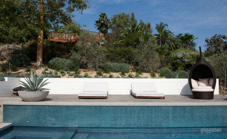  Piscina de estilo moderno de mediados de siglo 