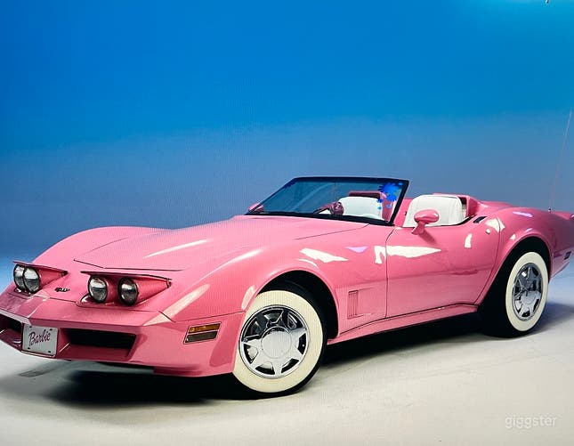 Rent Pink Barbie Corvette Iconic Film Prop for Photoshoots