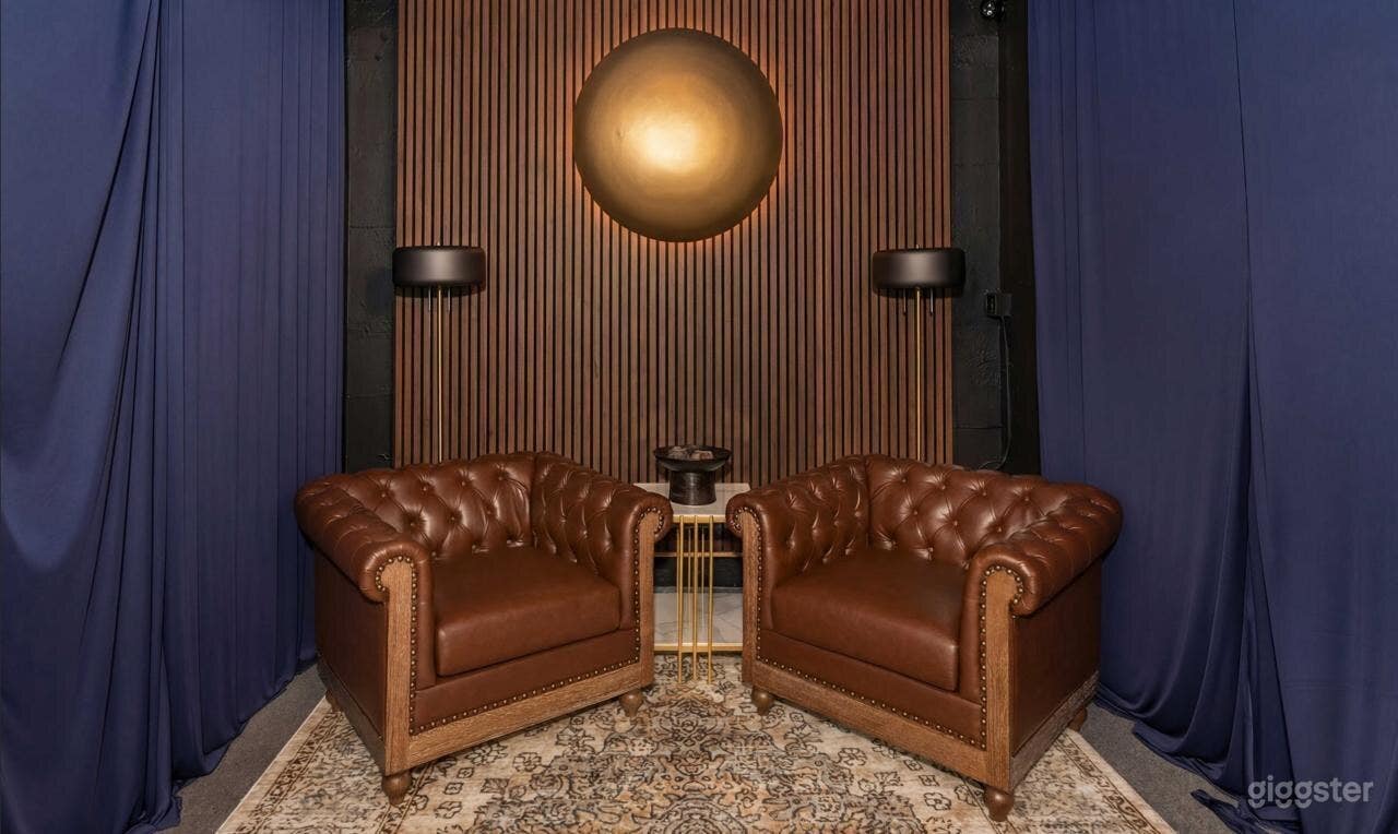 Two-Person Podcast Studio with Pro Audio Photo 2