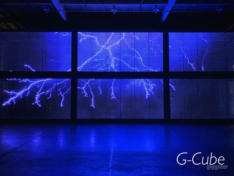  One of a kind "MEDIA GLASS TRANSPARENT LED WALLS" 