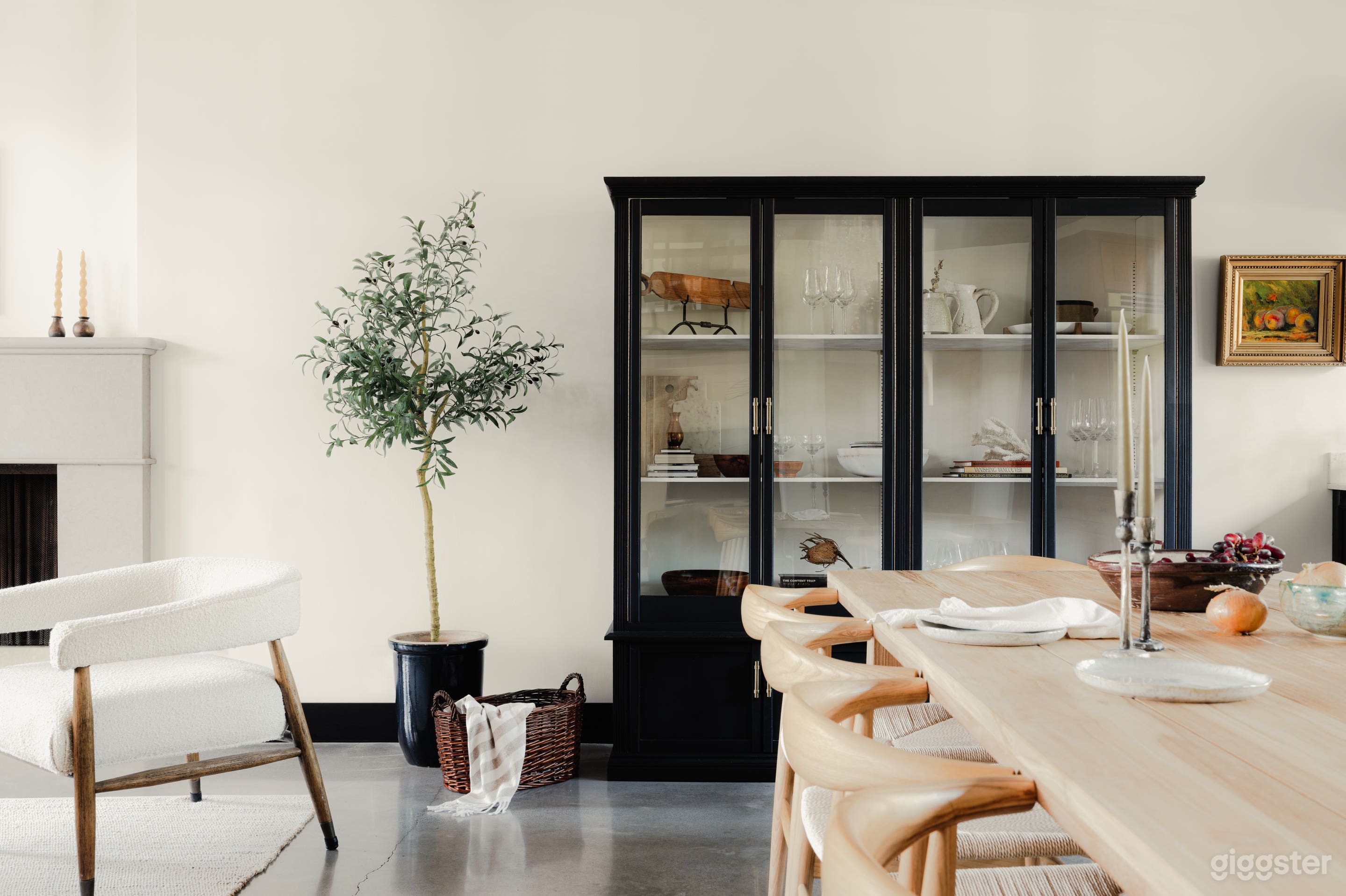 Dining room + Living room