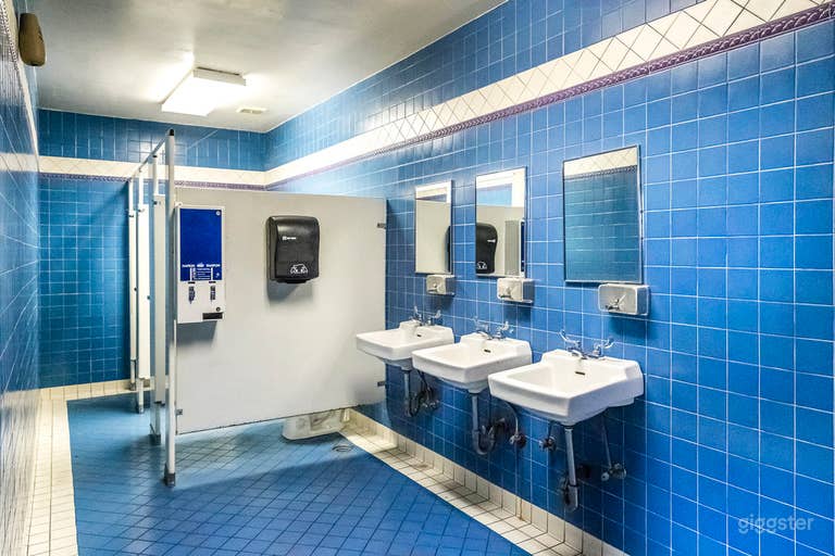  School with Classrooms, Auditorium, Yard, Lockers 