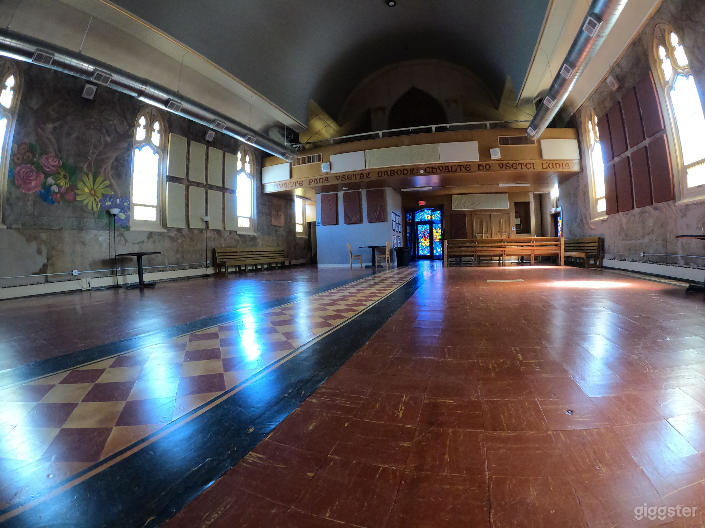 The main sanctuary space