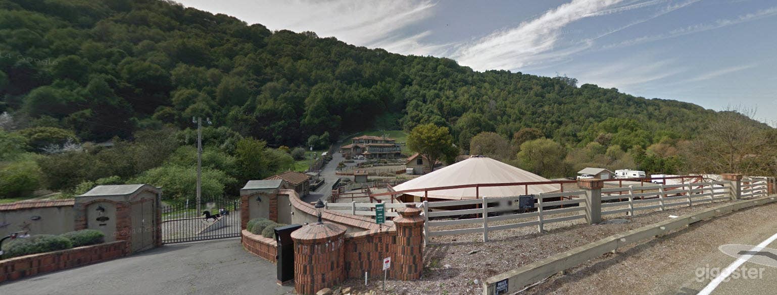 Boutique Equestrian Mansion Vignette Fashion/Drone Photo 1