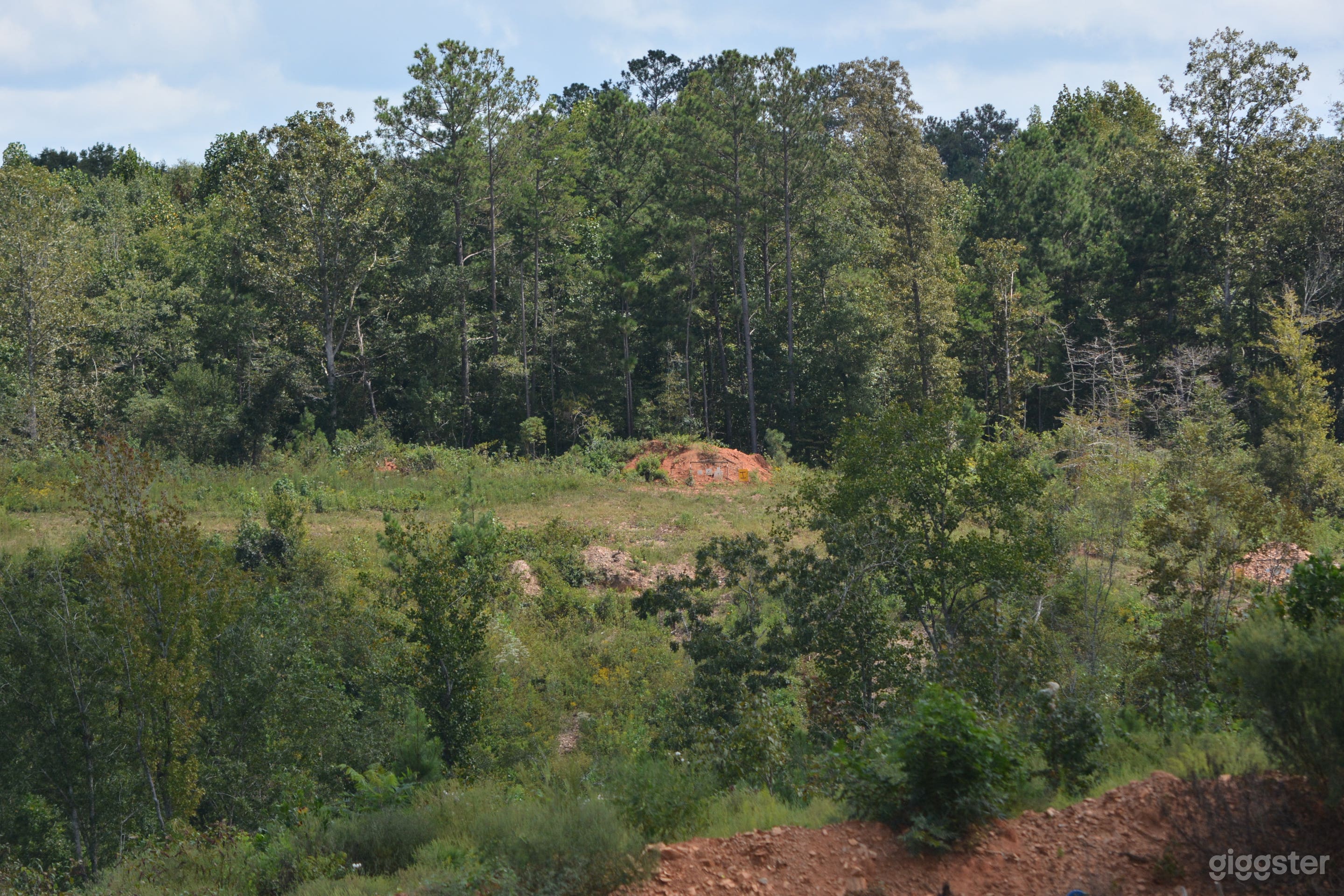 One of the long range views for shooting of off road vehicle filming