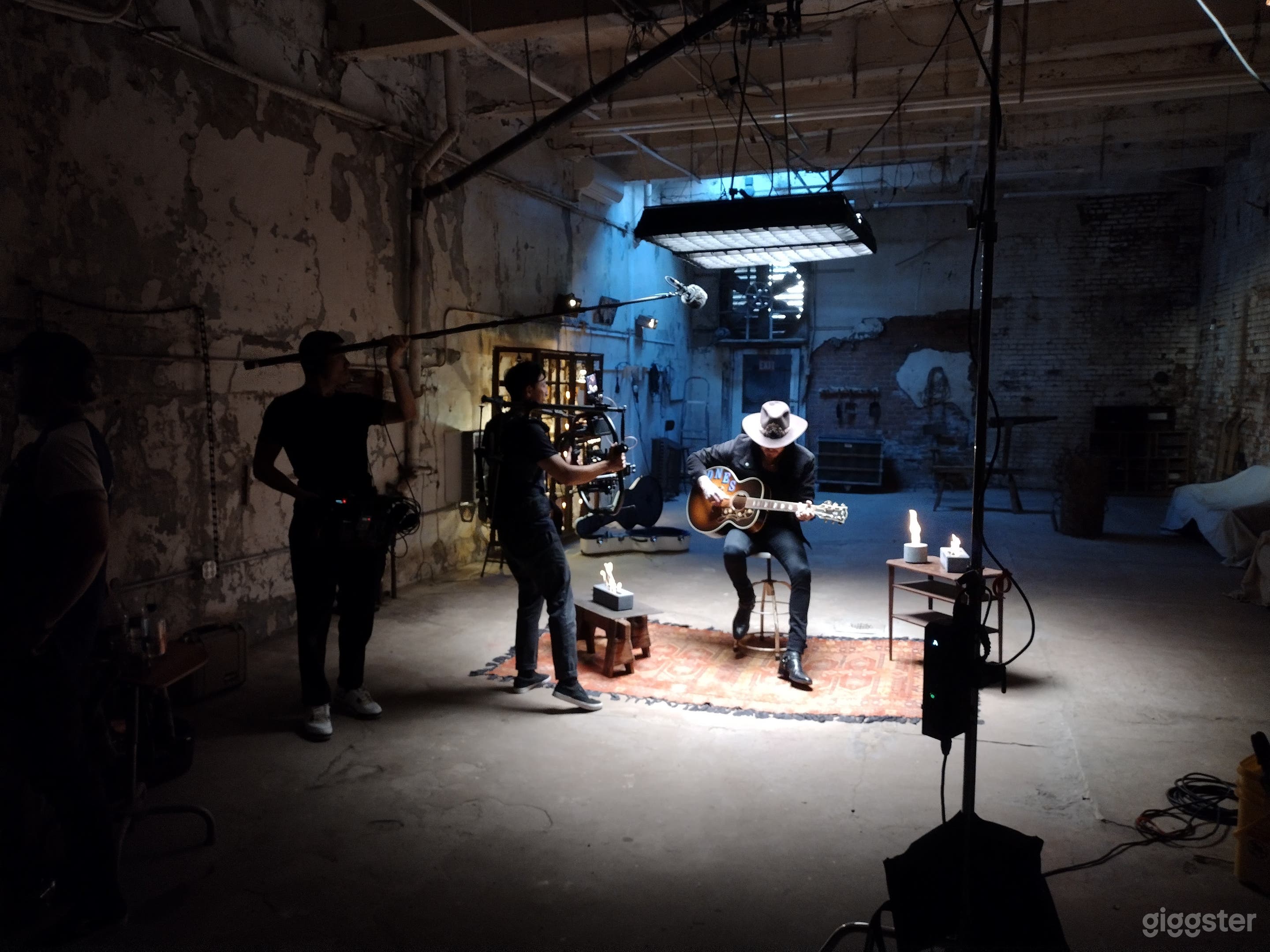 Industrial Factory Loft with Distressed Walls Photo 4