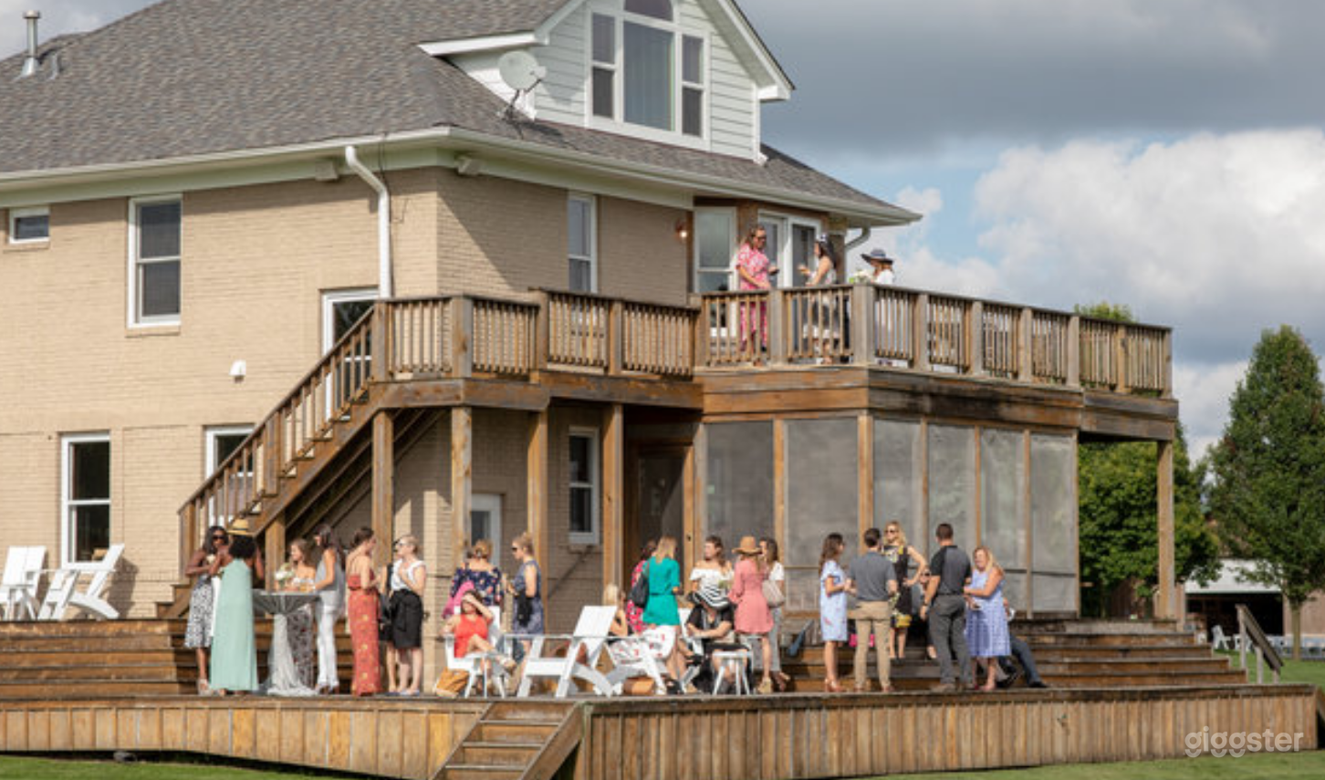 Spacious Farmhouse in Oswego on Polo Farm Photo 2