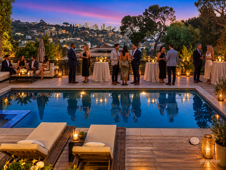  4-Story Hollywood Mansion w/ Downtown Skyline View 