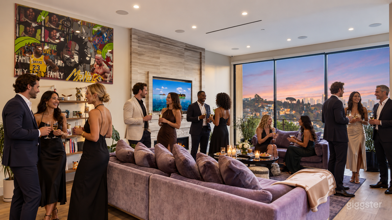  4-Story Hollywood Mansion w/ Downtown Skyline View 