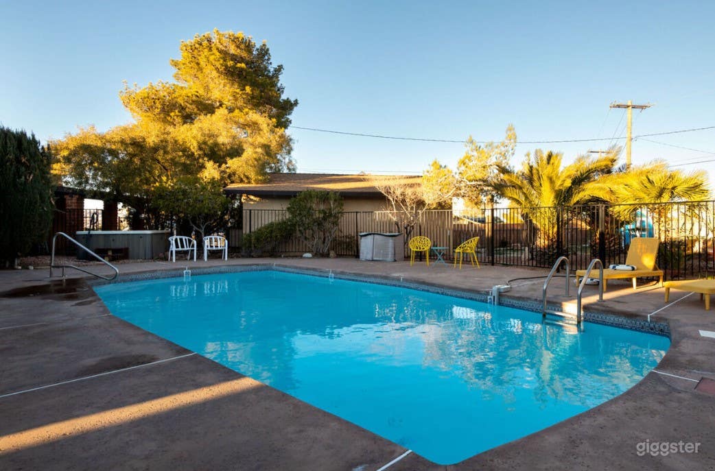 Comfortable Pool Area in the Dessert Photo 2