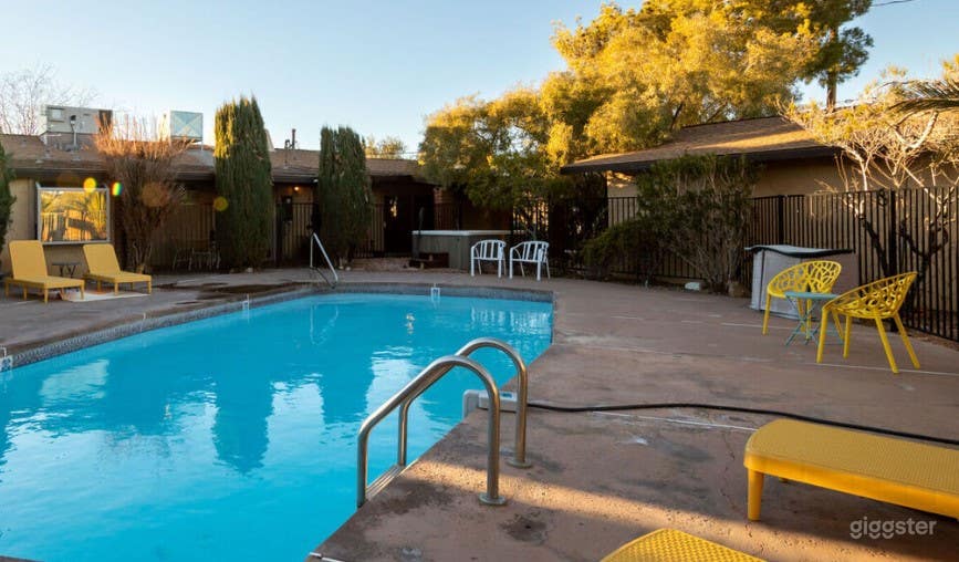 Comfortable Pool Area in the Dessert Photo 3