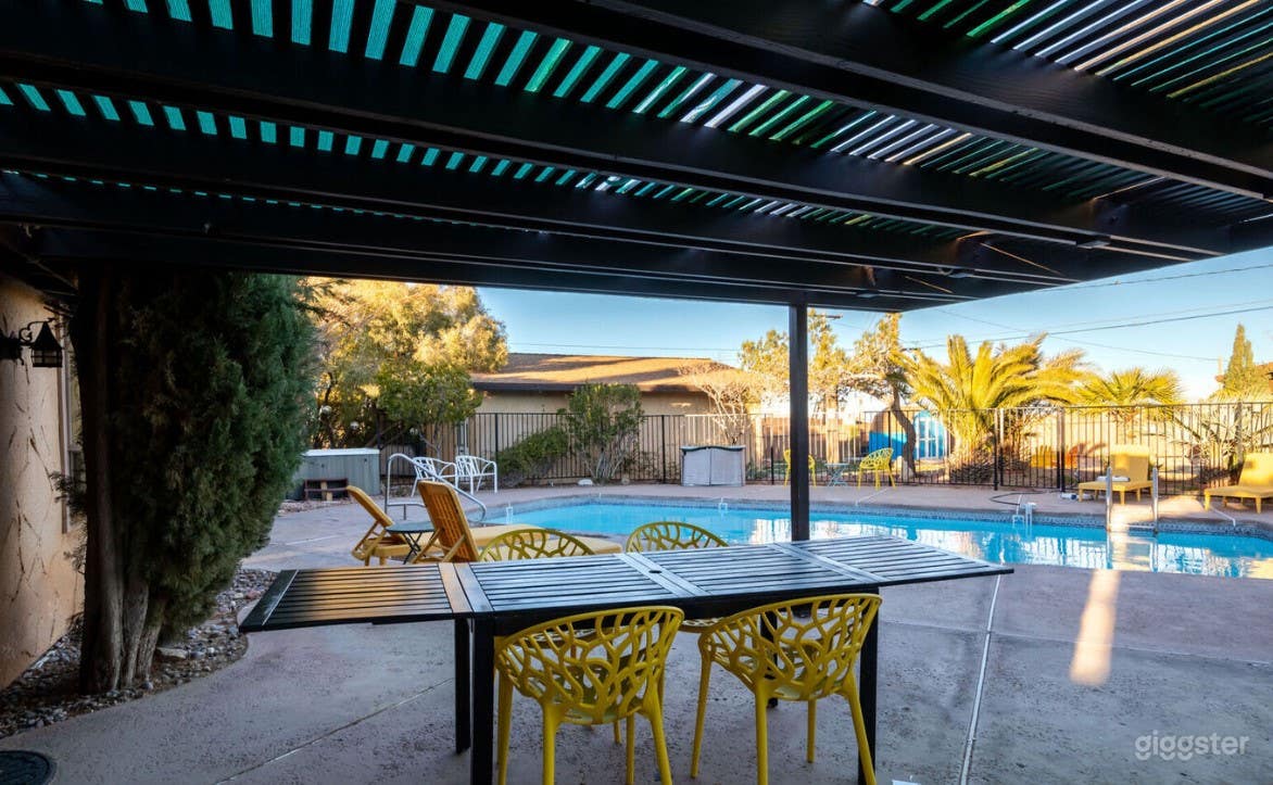 Comfortable Pool Area in the Dessert Photo 4