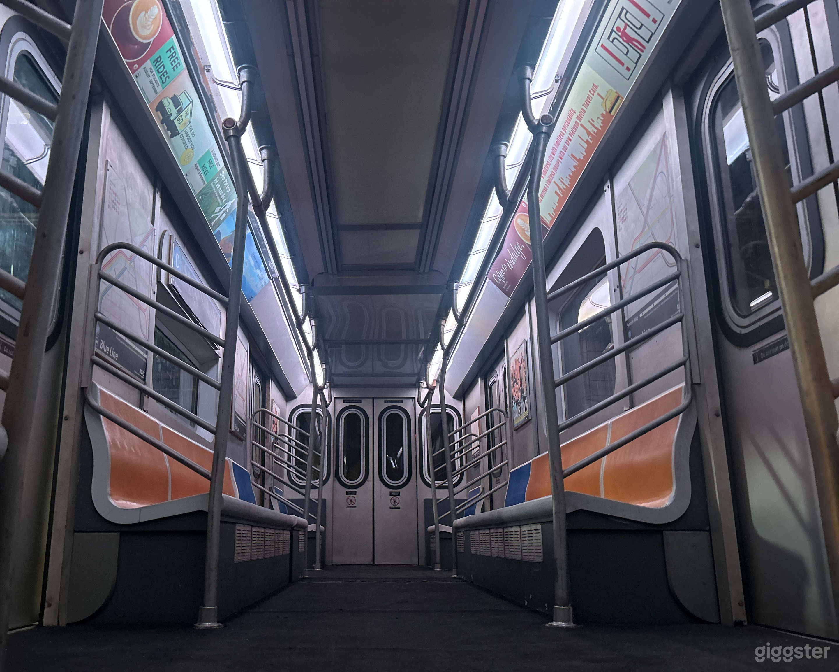 Vintage Subway Metro Train and Station Interior &amp; Exterior Photo 4