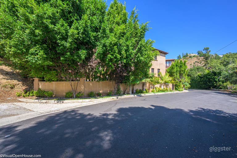  Street in front of home. no home directly across, and ample parking along street 