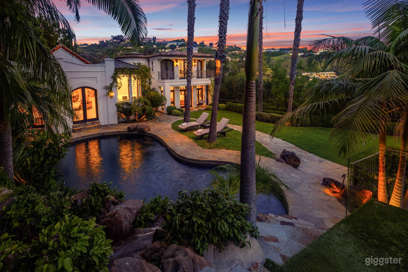 European-Style Estate w/ Sweeping City Views Photo 1