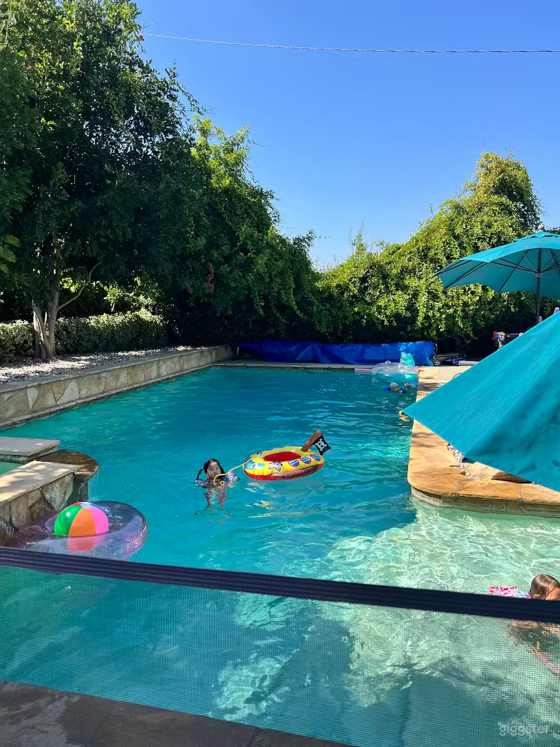 Expansive Backyard Oasis — Pool, Lawn & Cabana Photo 3