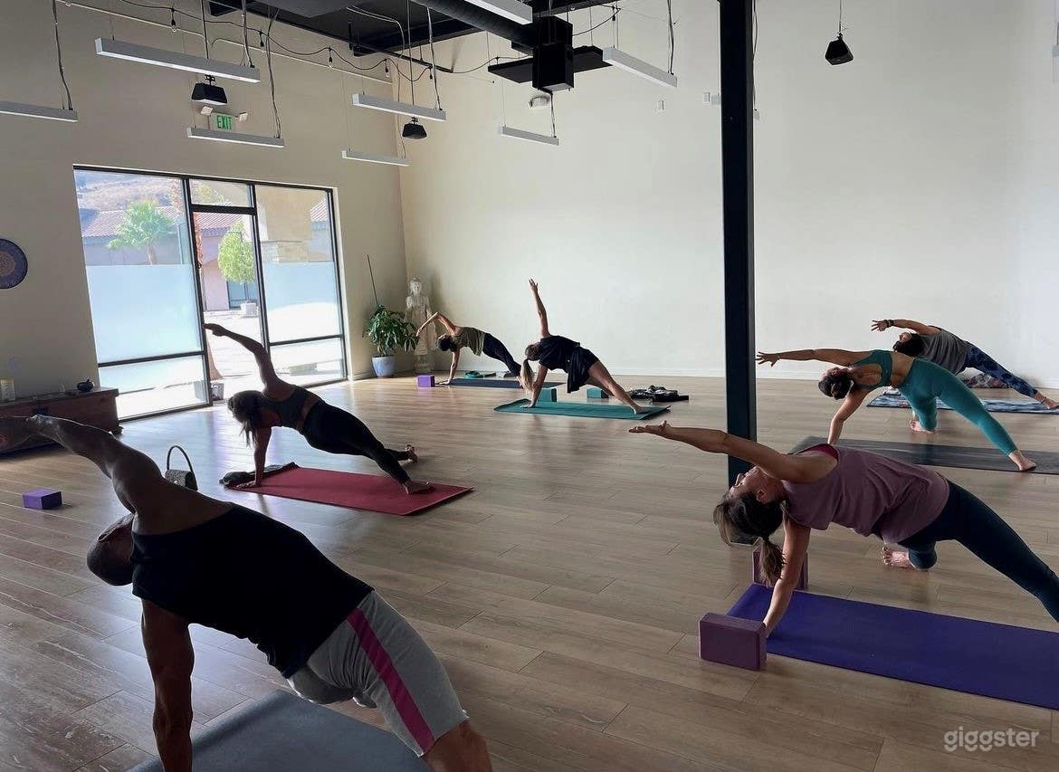 main room has view of mountains through large windows