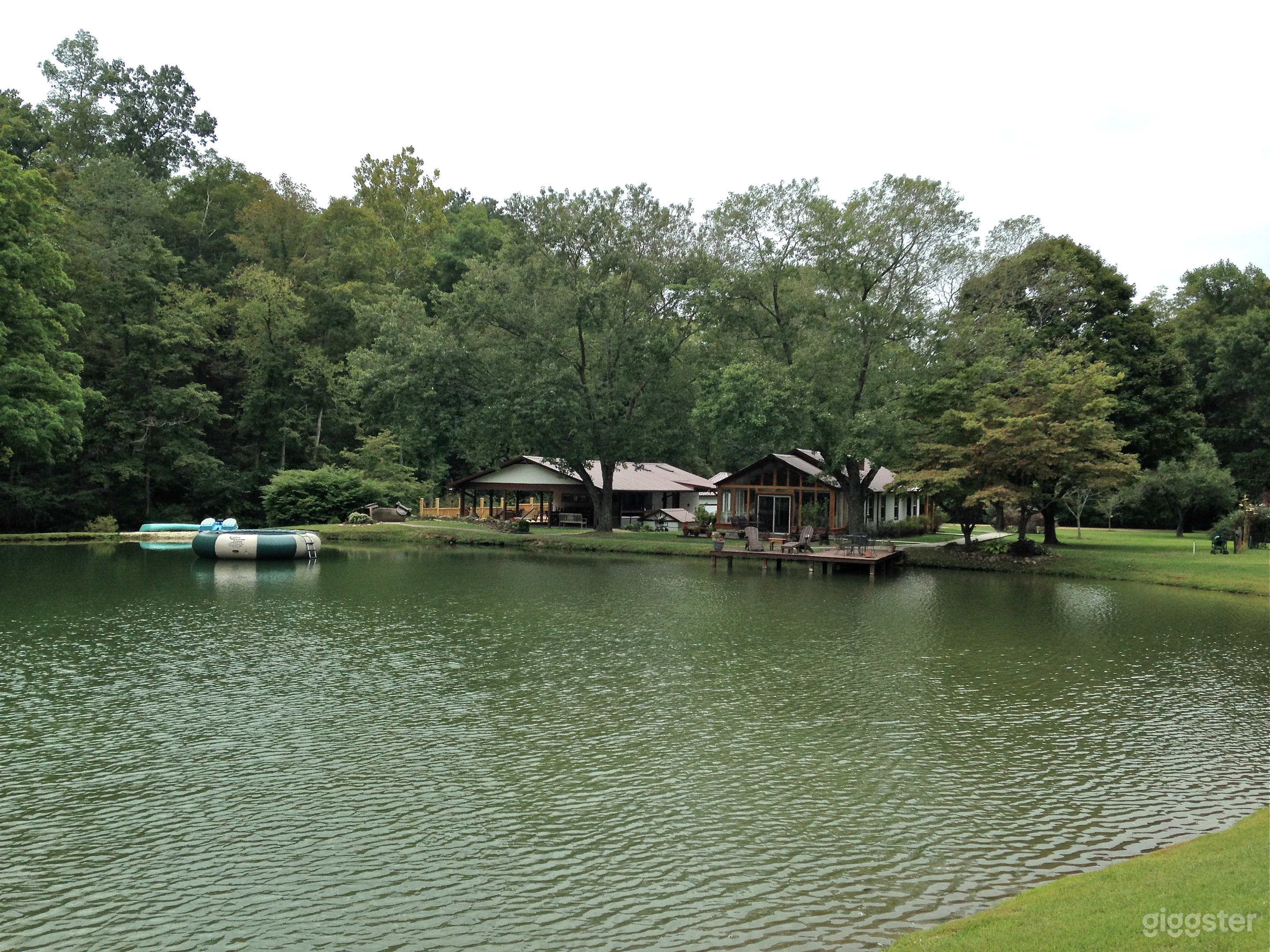 View of House and Lake