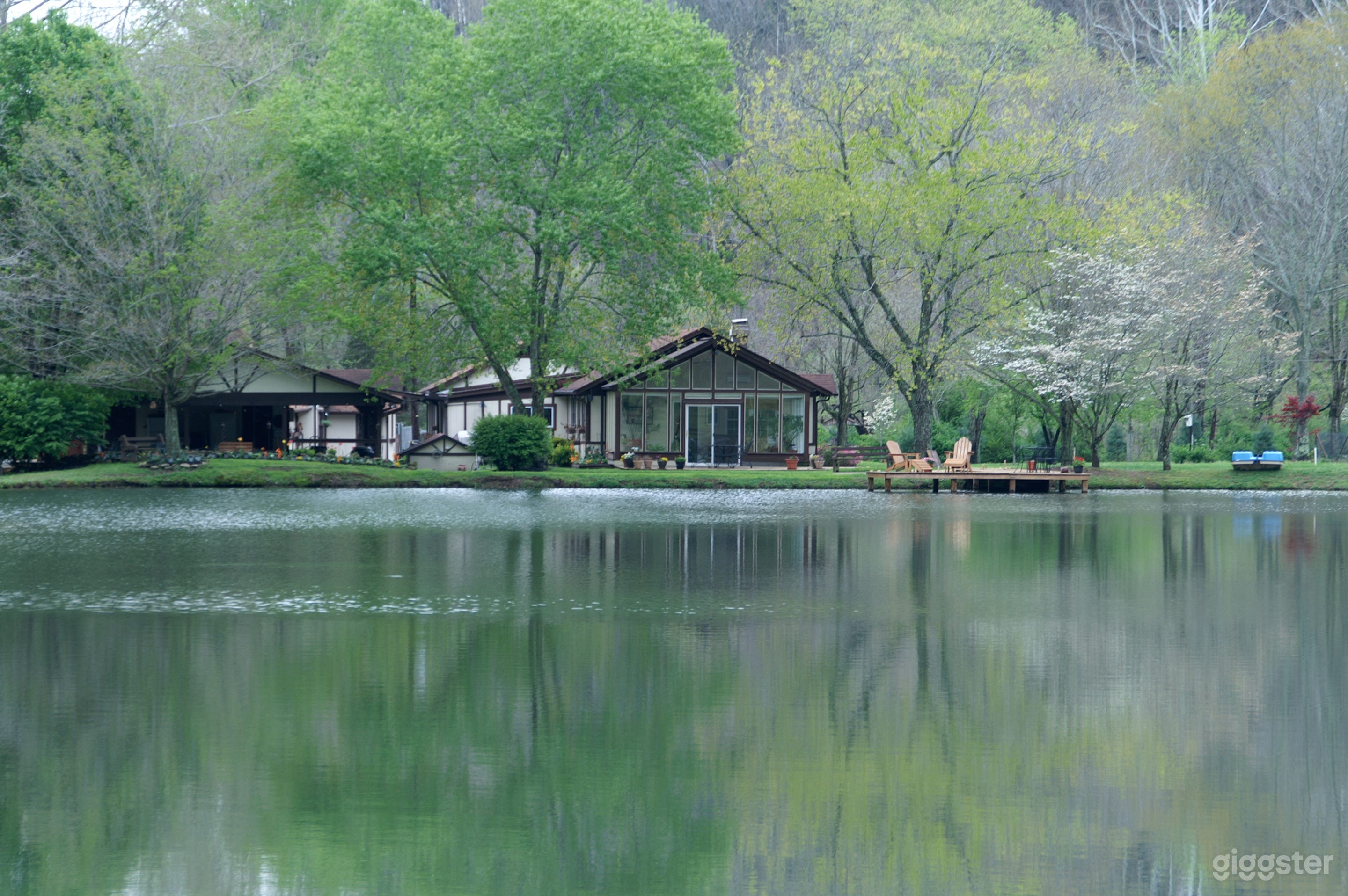 View of House and Lake