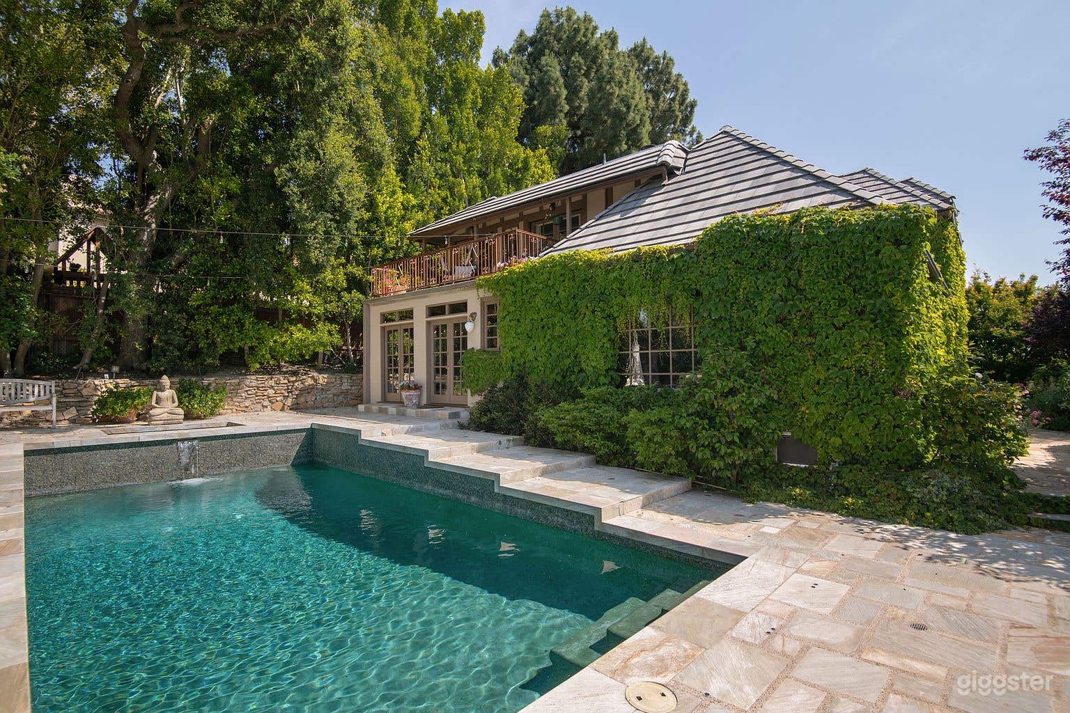 Zen Garden Pool with Mountain Views Photo 4