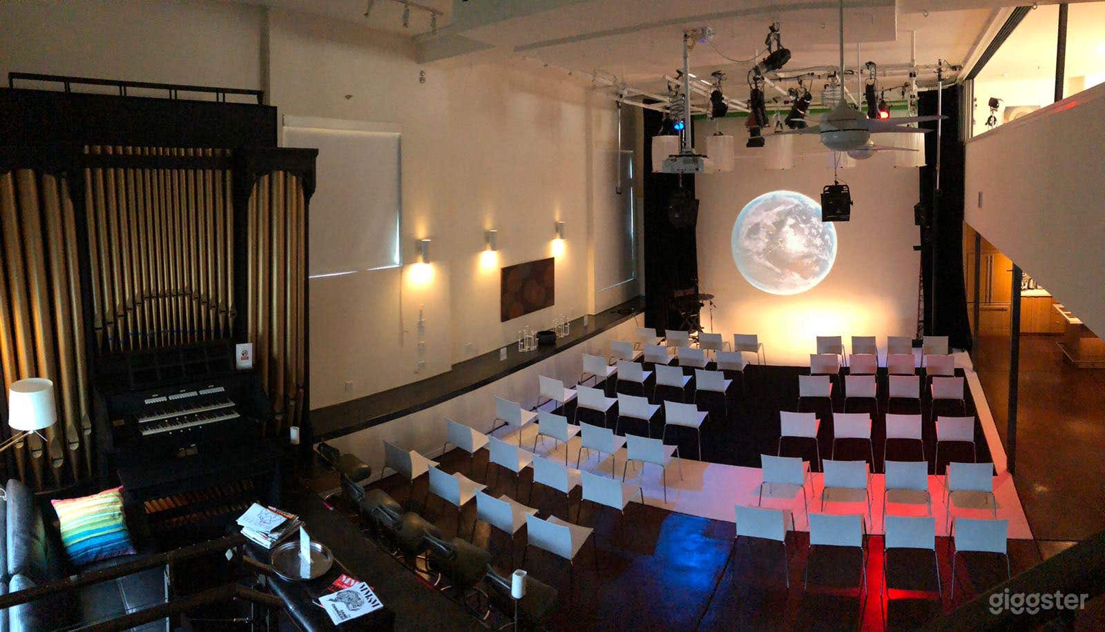 Theater Style (seating for 70+)