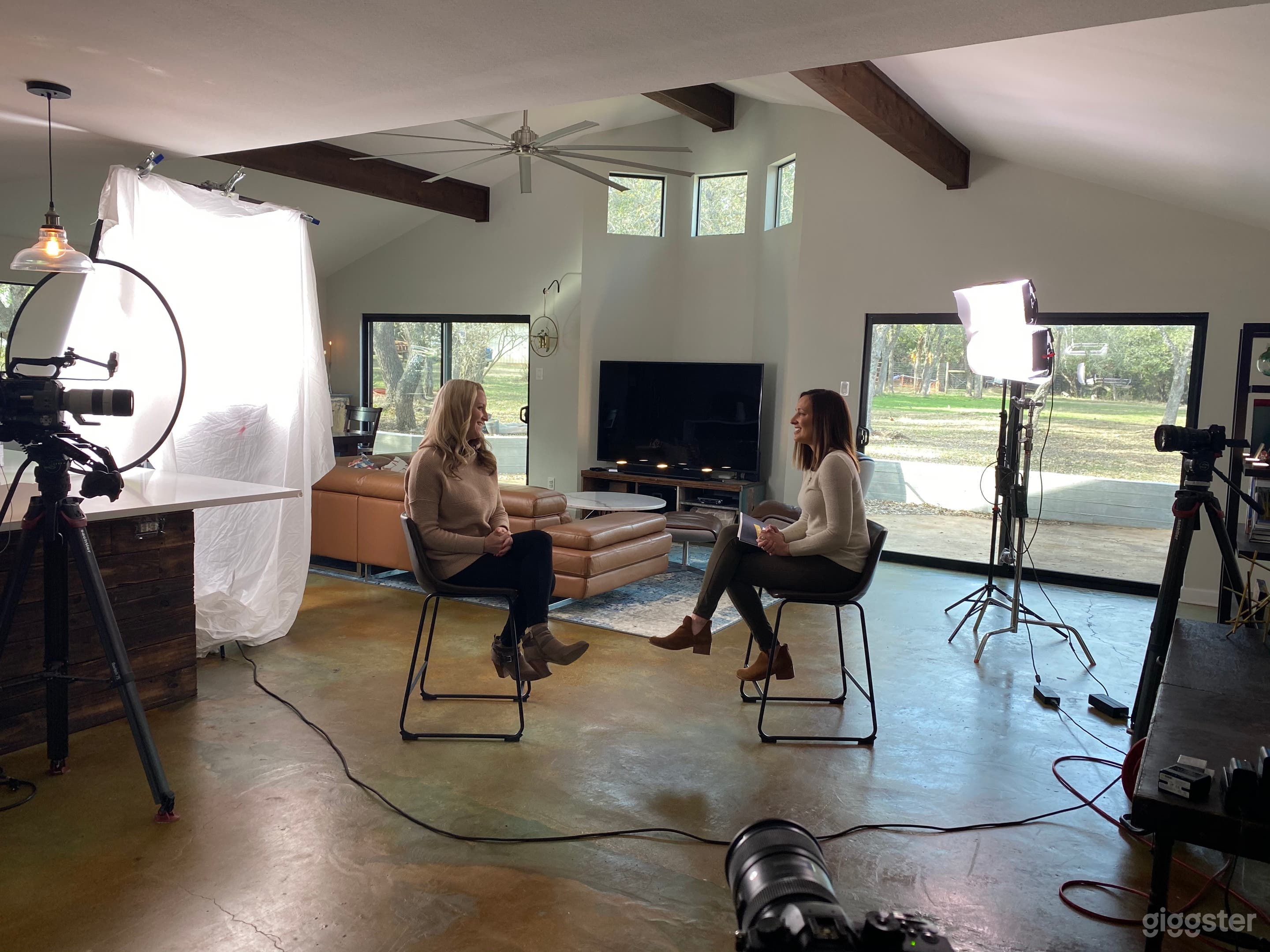 Open Concept Living Area and Kitchen 