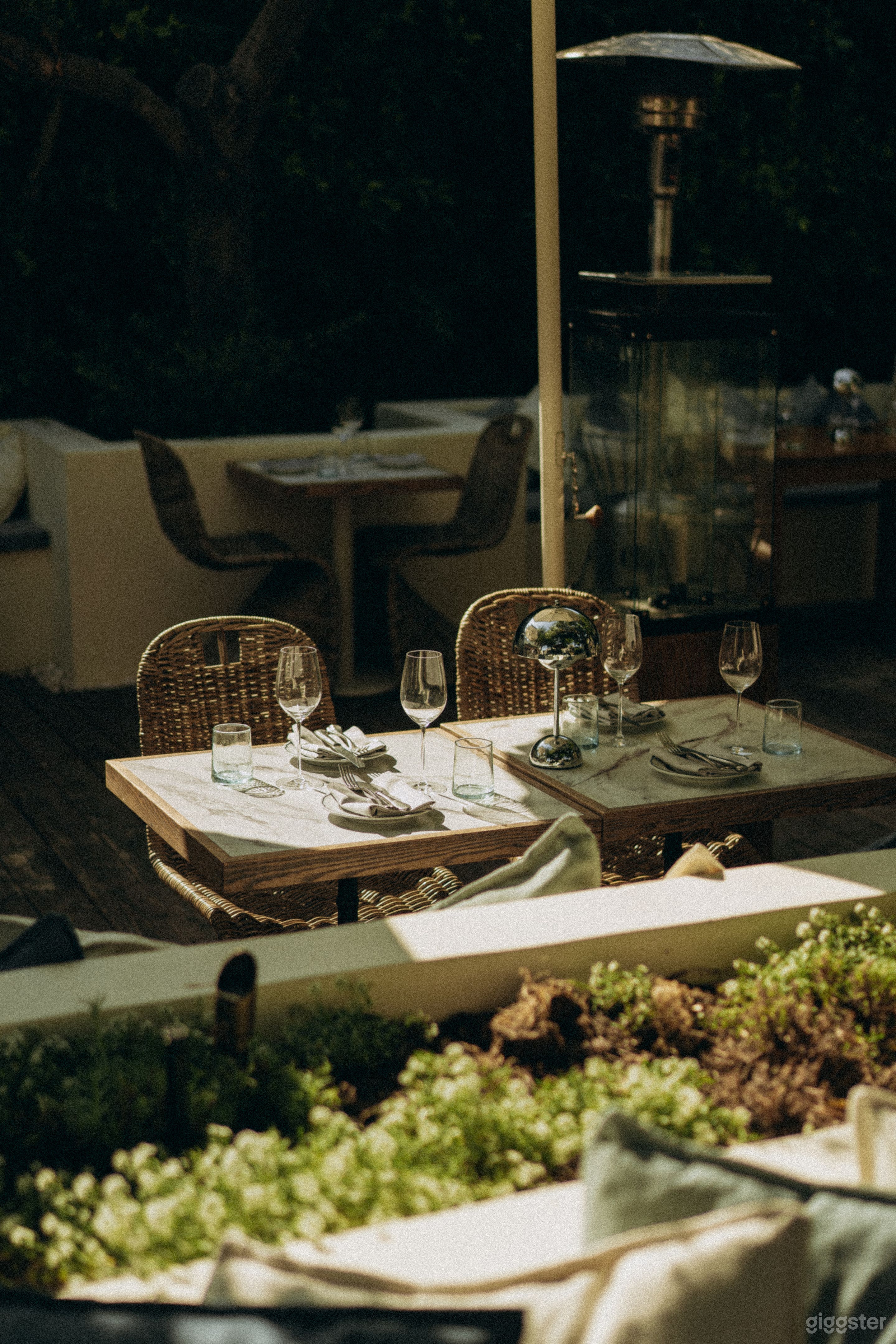 Mediterranean Restaurant with Lush Patio & Sunlight Photo 4