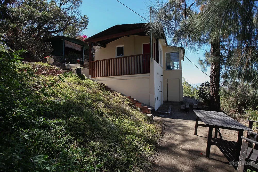Multilevel cottage view.