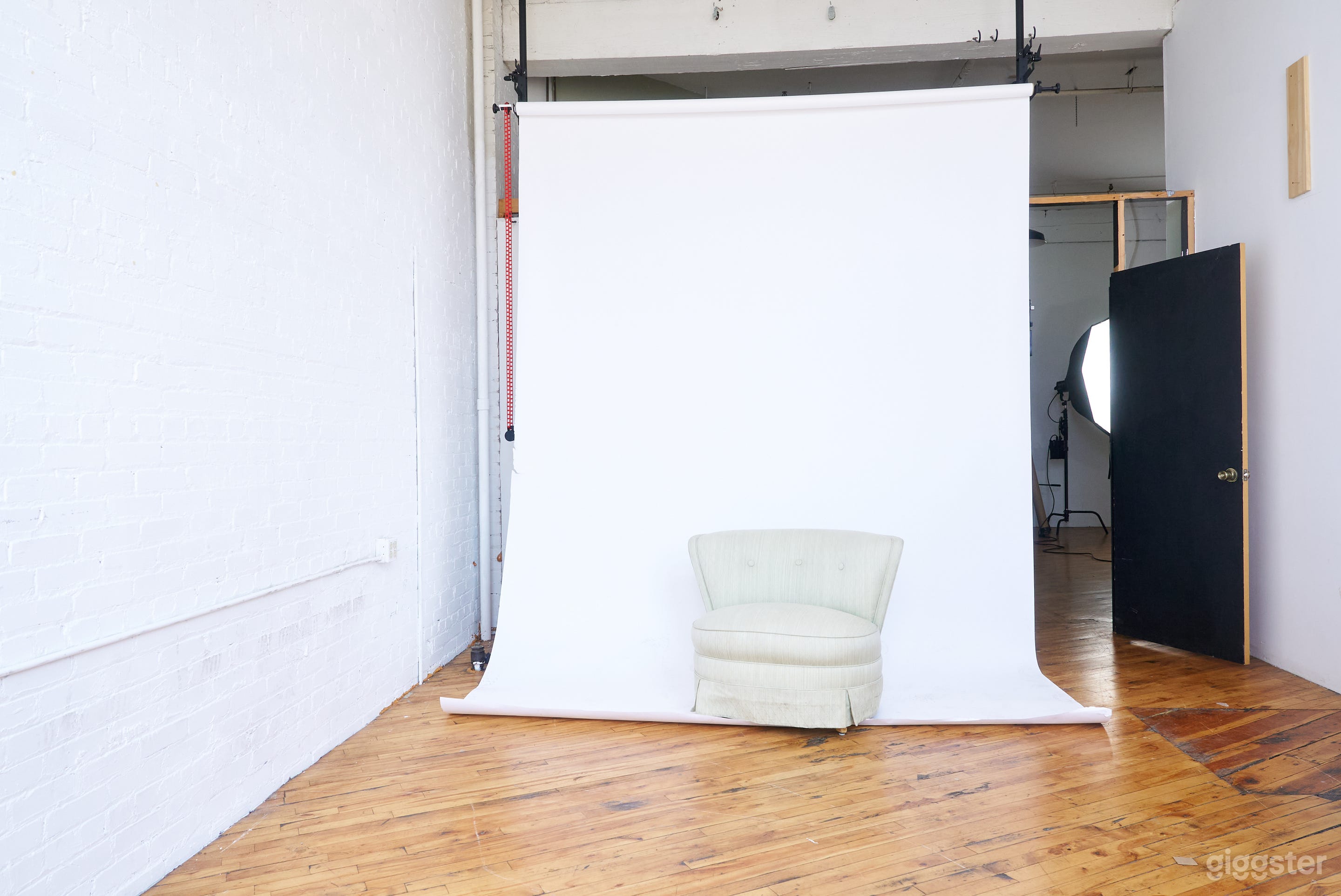 Natural Light Lot Area -Room 2 - With seamless backdrop