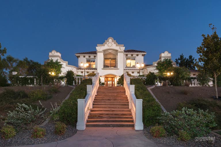  Spanish Mission Style Mansion With Lake View 