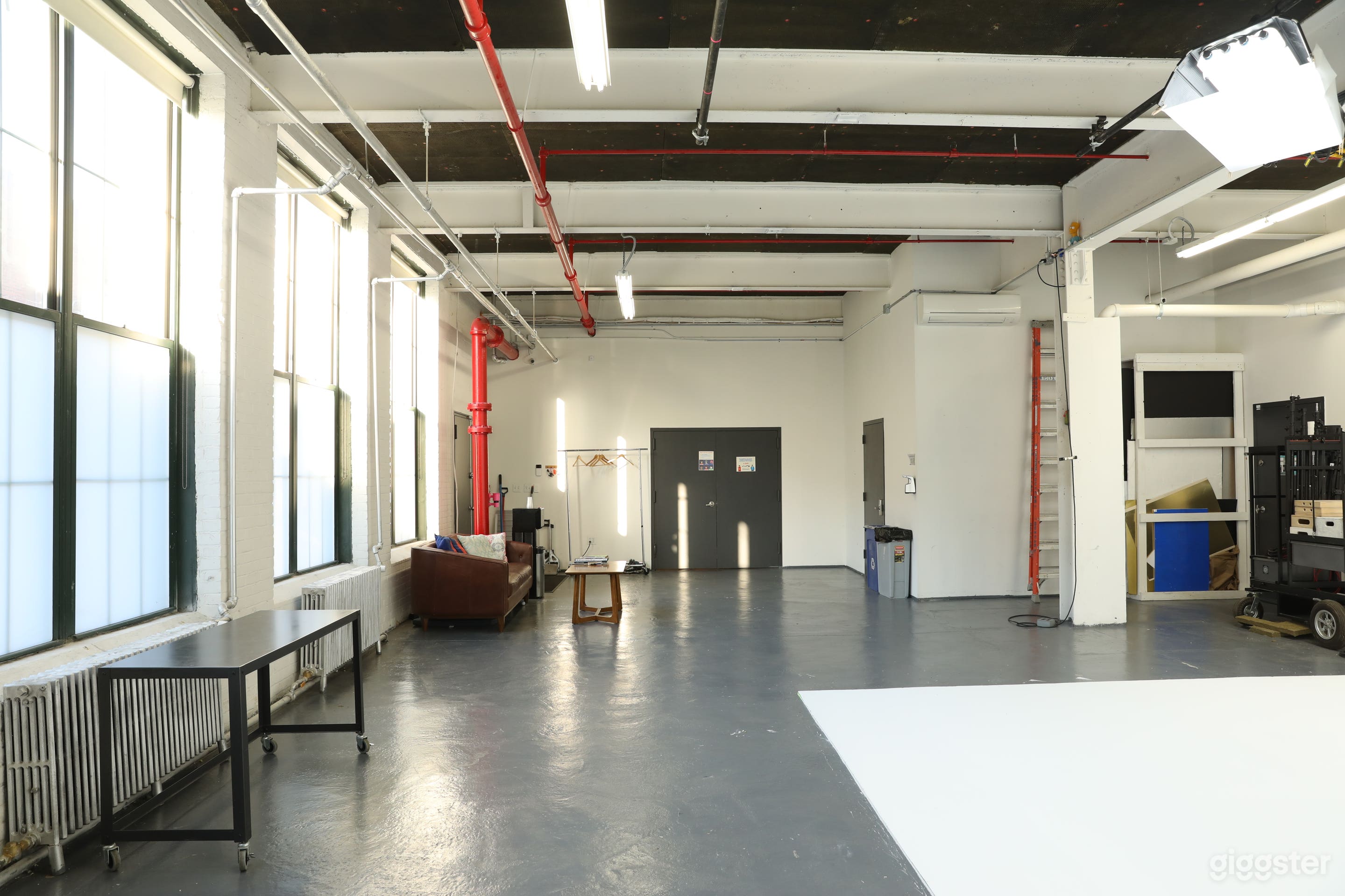 Reverse Angle facing back towards load-in doors