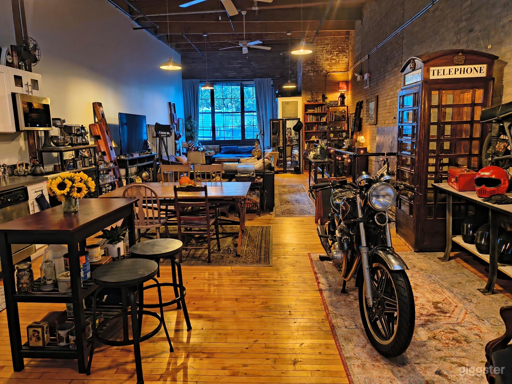The Moto Loft: A Vintage Industrial Space Photo 1