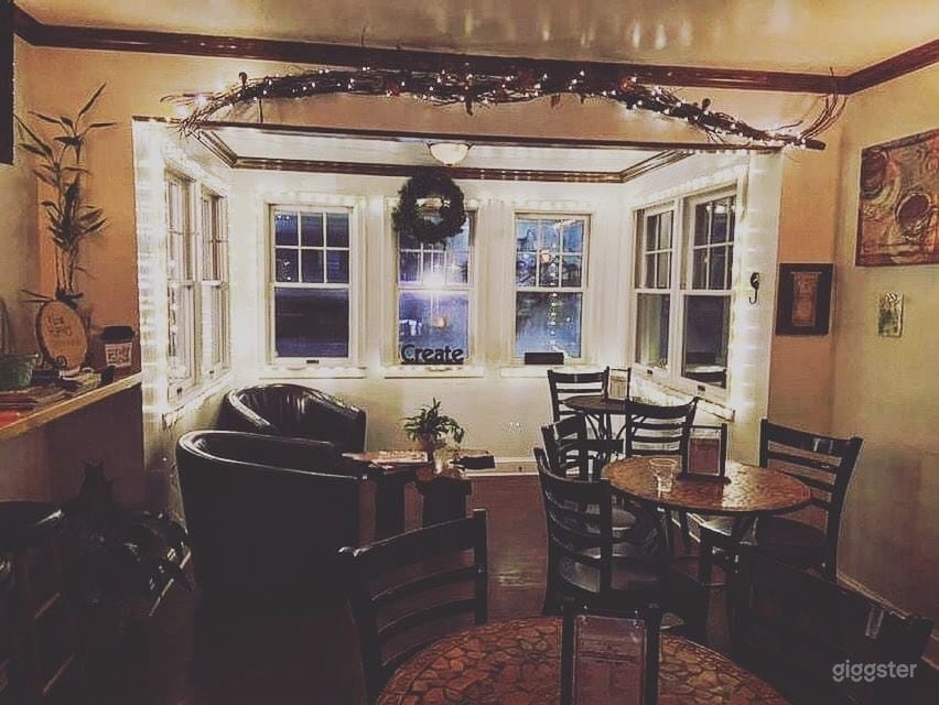 Cozy Coffeehouse, Indoor/Outdoor Space Photo 2