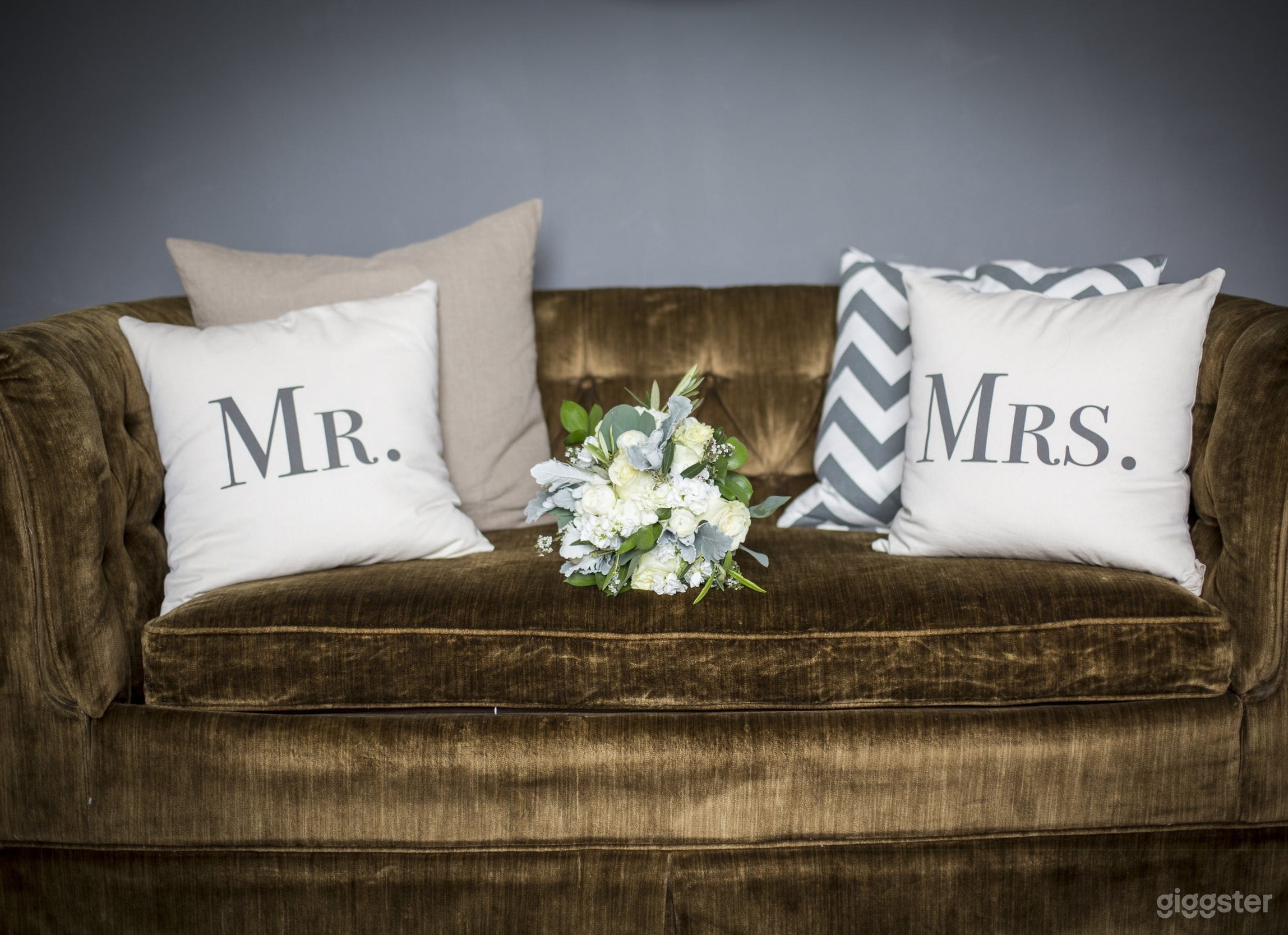 Cool velvet loveseat