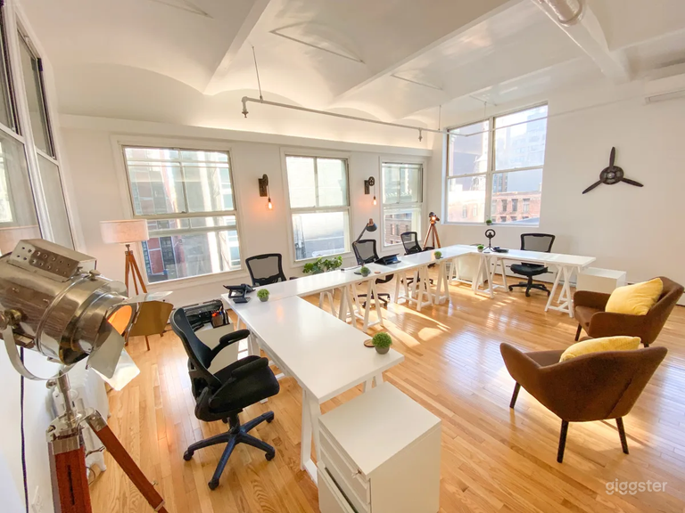  Loft Office Space Full Windowed and furnished 