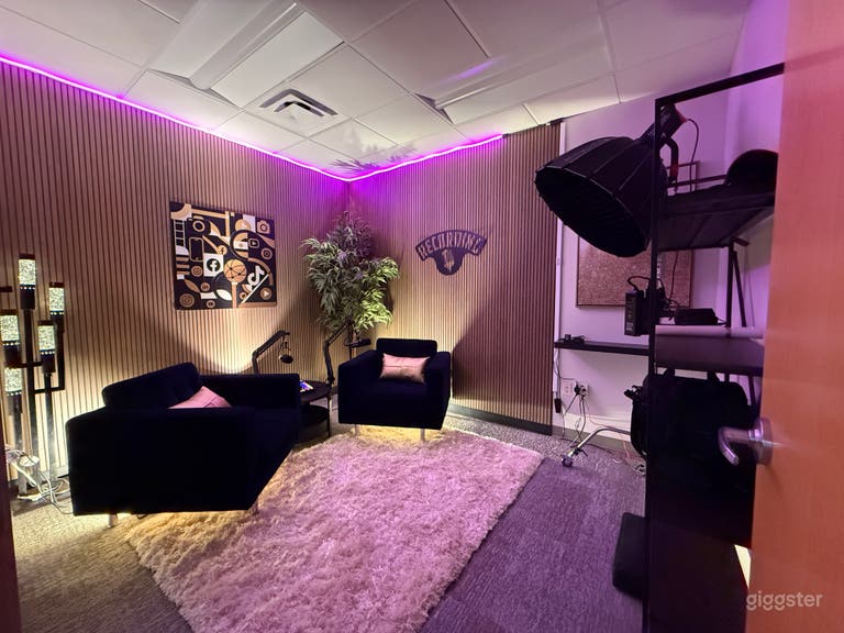  Podcast Studio for Rent 