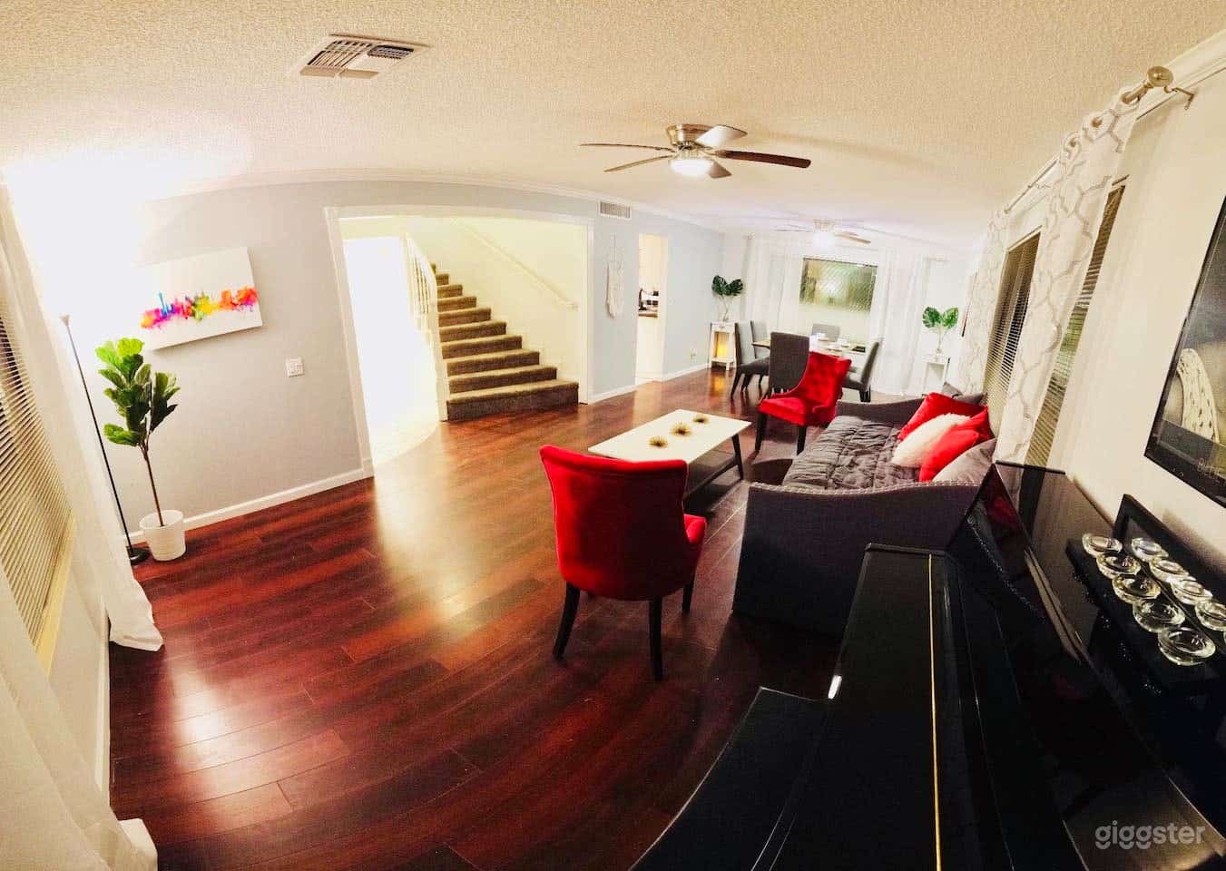 stairs to go to second floor