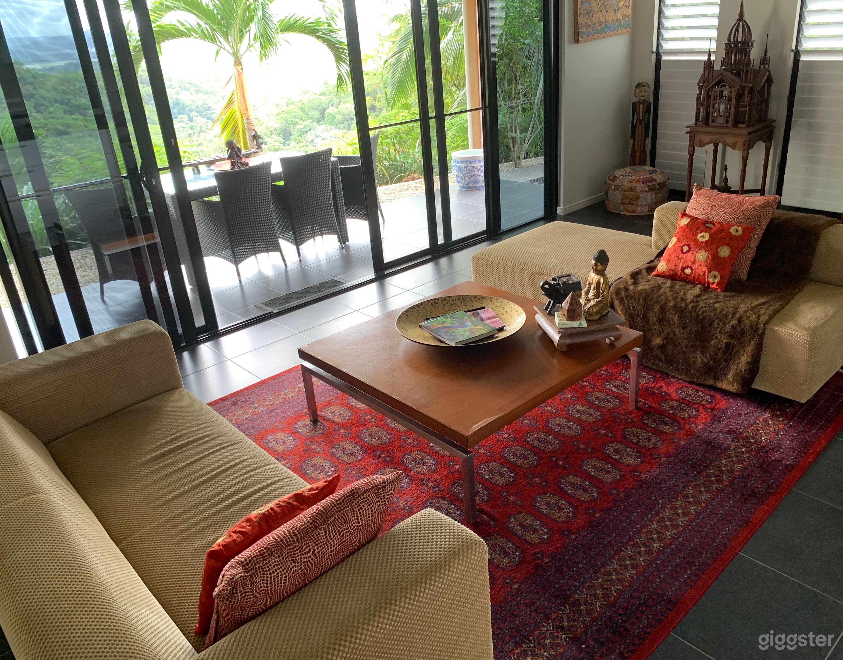 Executive Villa perched on side of cliff