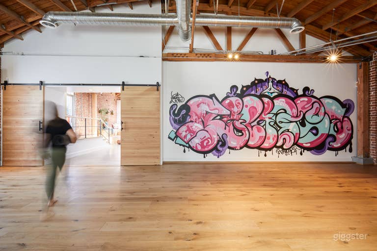  Little Dog / Smaller Yoga Room mural 