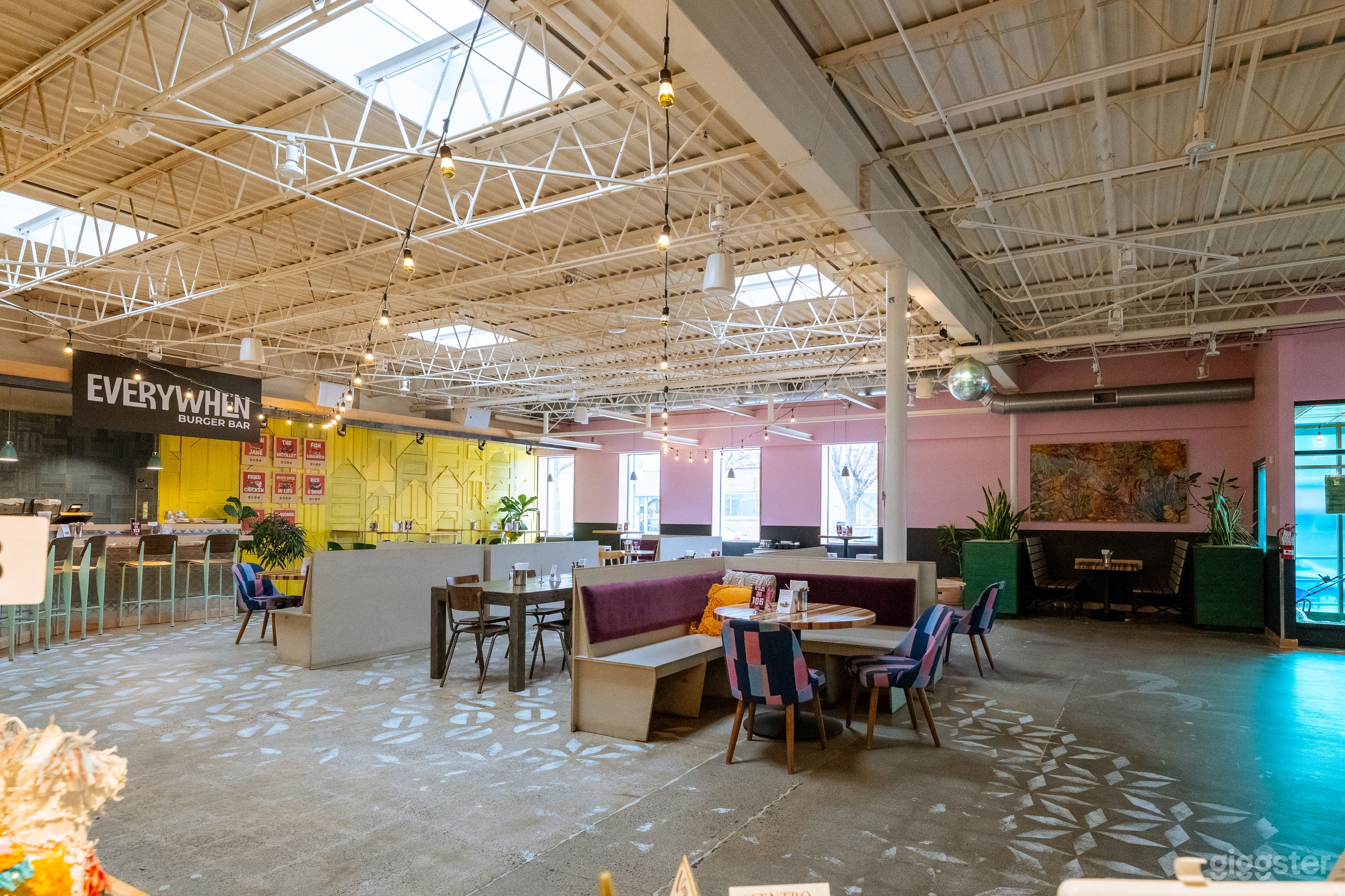 A Colorful and Vibrant Multi-Use Space with Natural Light Photo 2