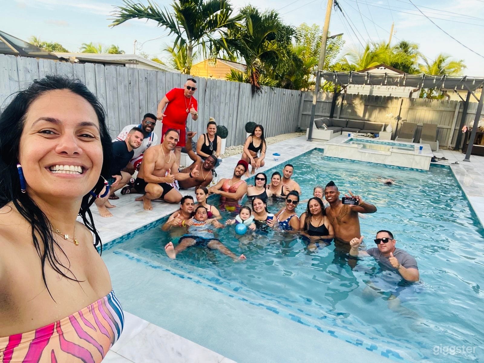 Private Backyard with Pool, Kitchen & Play Room Photo 3