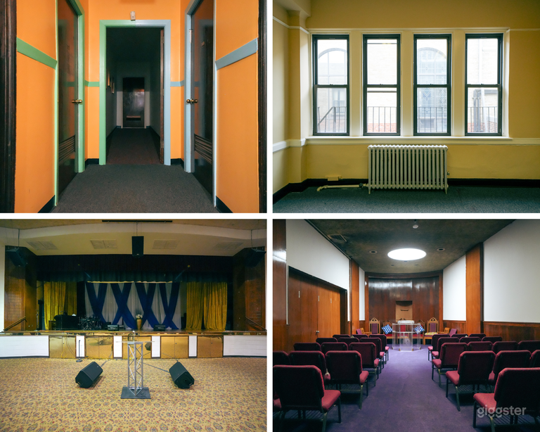  Salle colorée avec intérieurs lumineux, espace détente 
