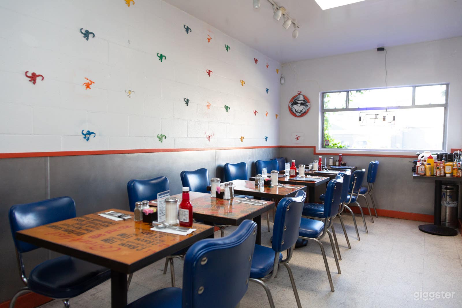 Our back room seats 20 people