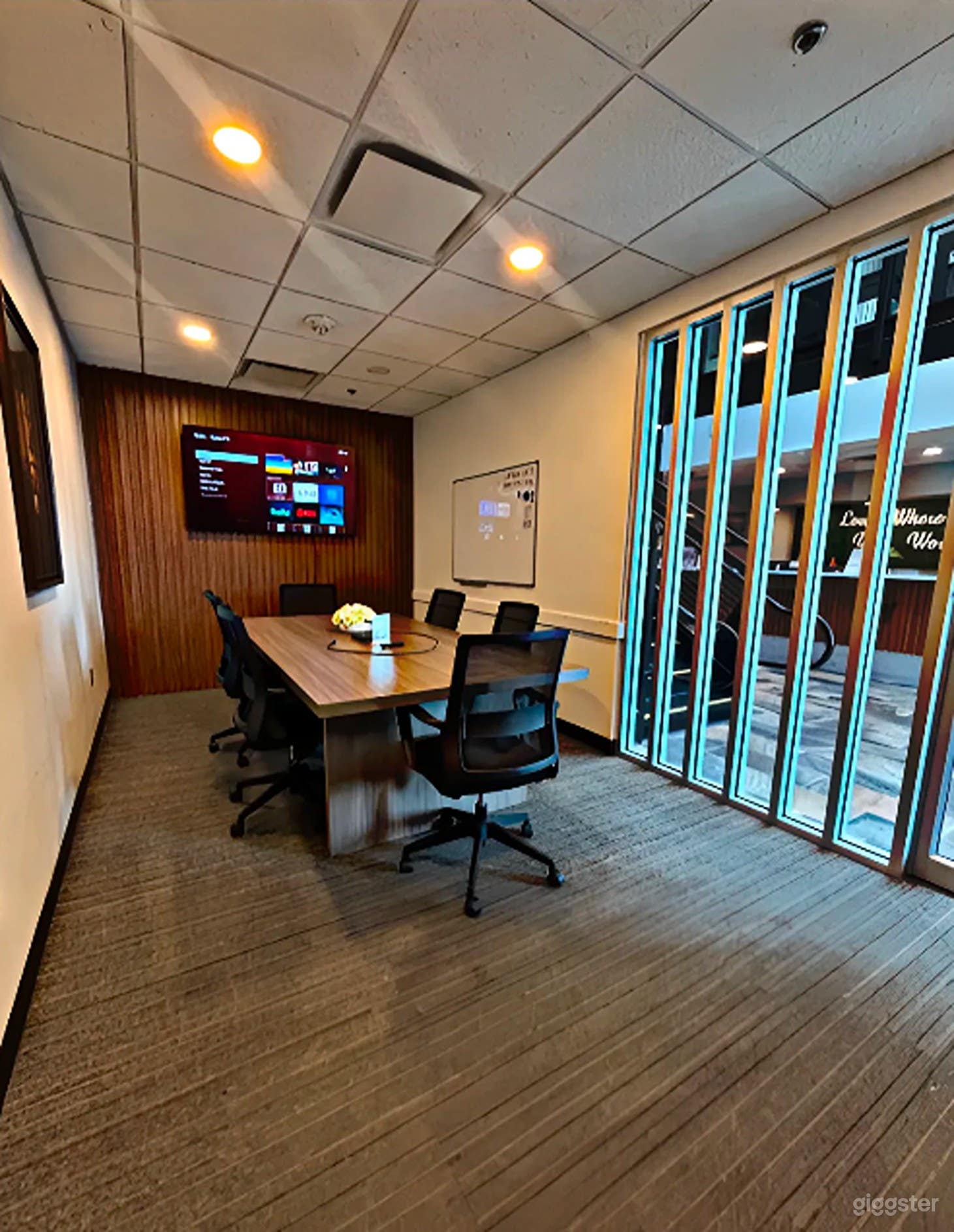 Fully Equipped Meeting Room Inside a Coworking Space Photo 1