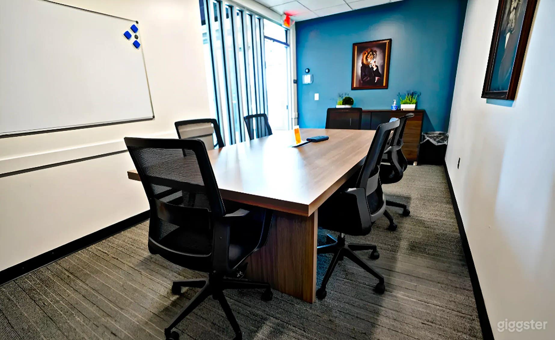 Fully Equipped Meeting Room Inside a Coworking Space Photo 3