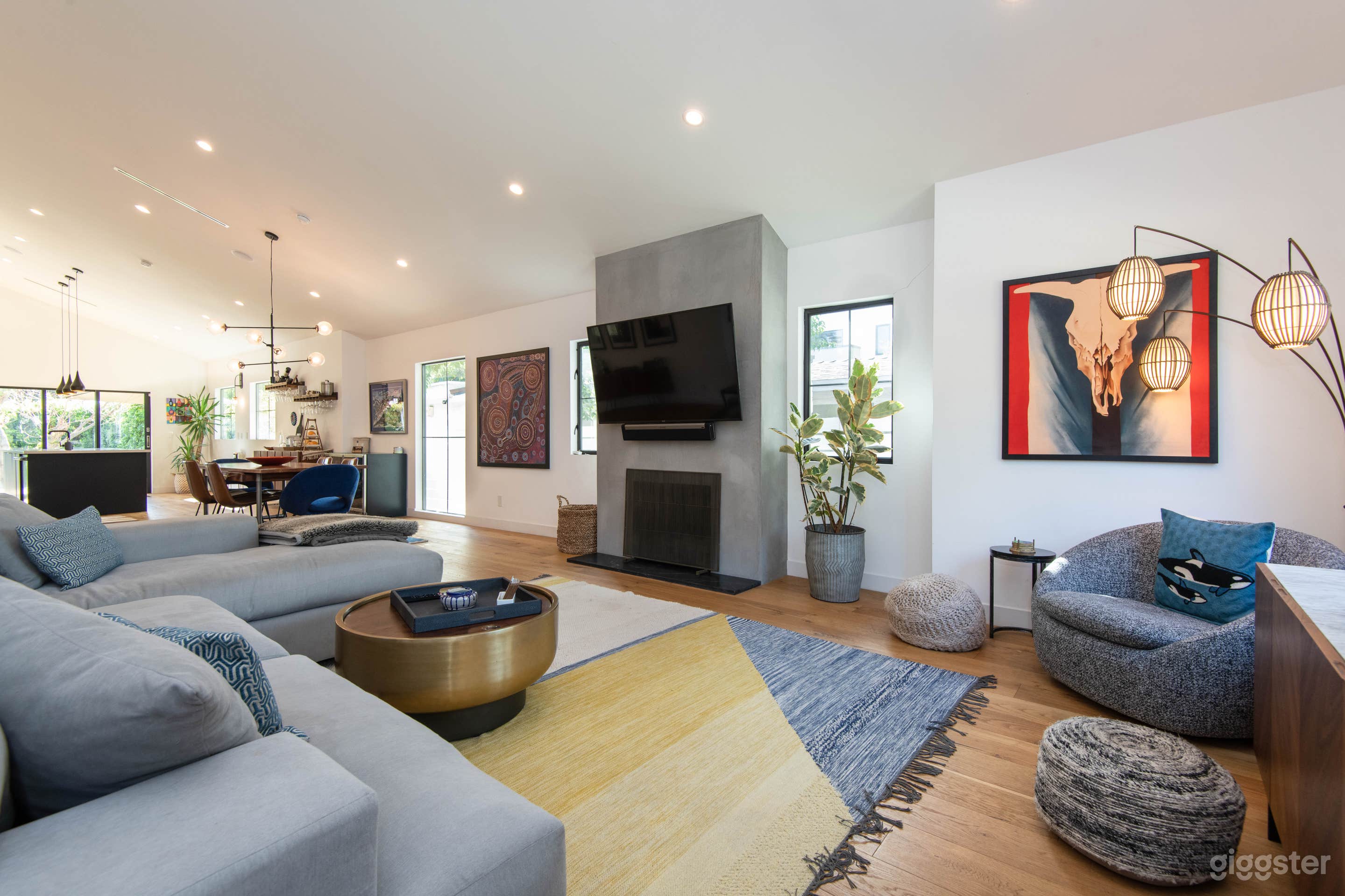 Main open concept space.