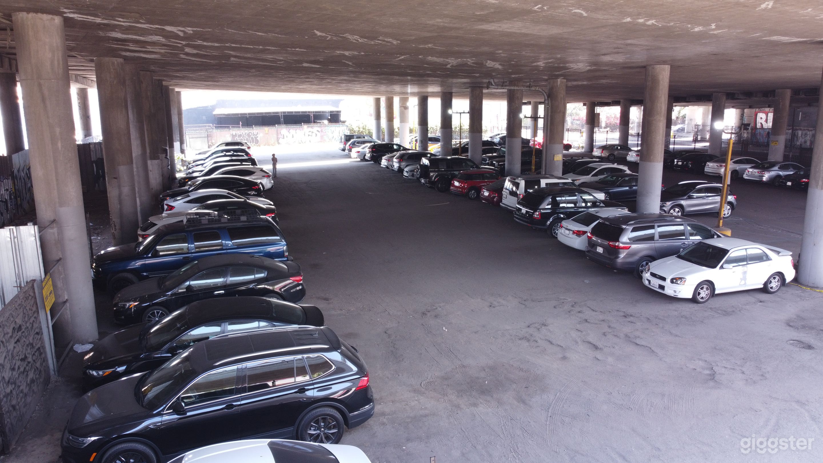 Covered Industrial Lot — Production Parking, Staging & Base Photo 3
