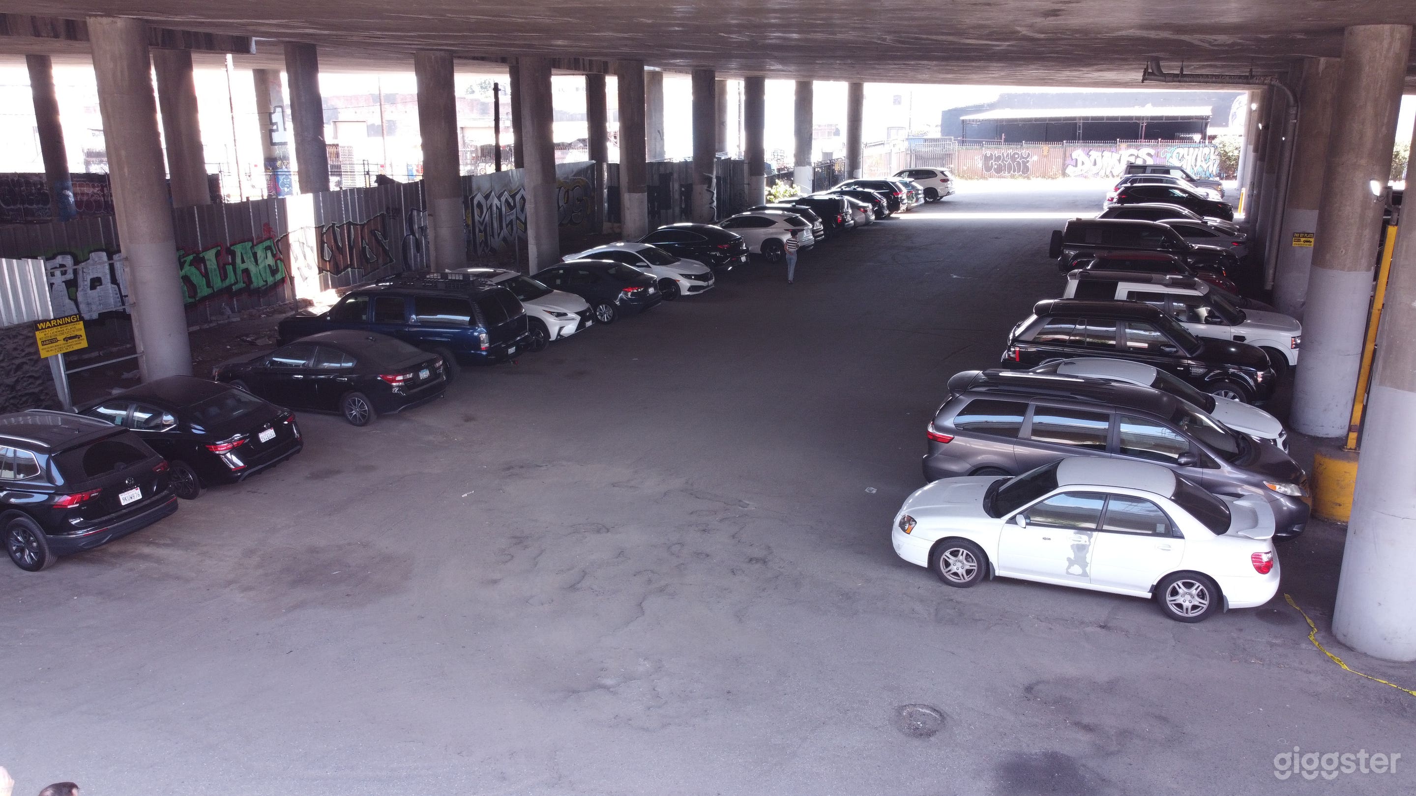 Covered Industrial Lot — Production Parking, Staging & Base Photo 4