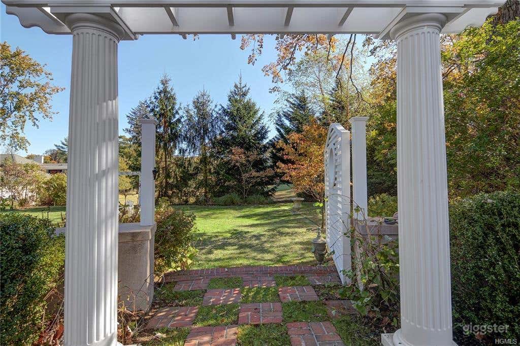 Leading into our lower backyard 
